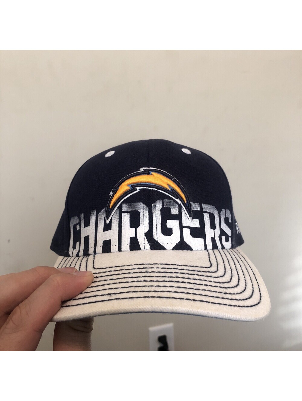Reebok San Diego Chargers NFL On Field Cap Hat sz S/M
